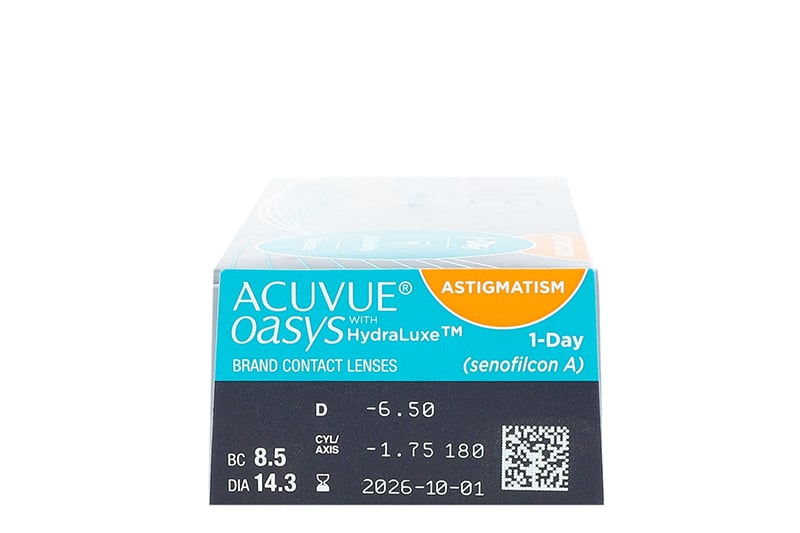 Acuvue Oasys 1-Day with Hydraluxe for Astigmatism (30 pack)